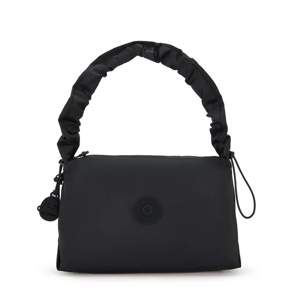 kipling-eleni-medium-smooth-satin-shoulder-bag-moderne-schultertasche-aus-recyce image 1