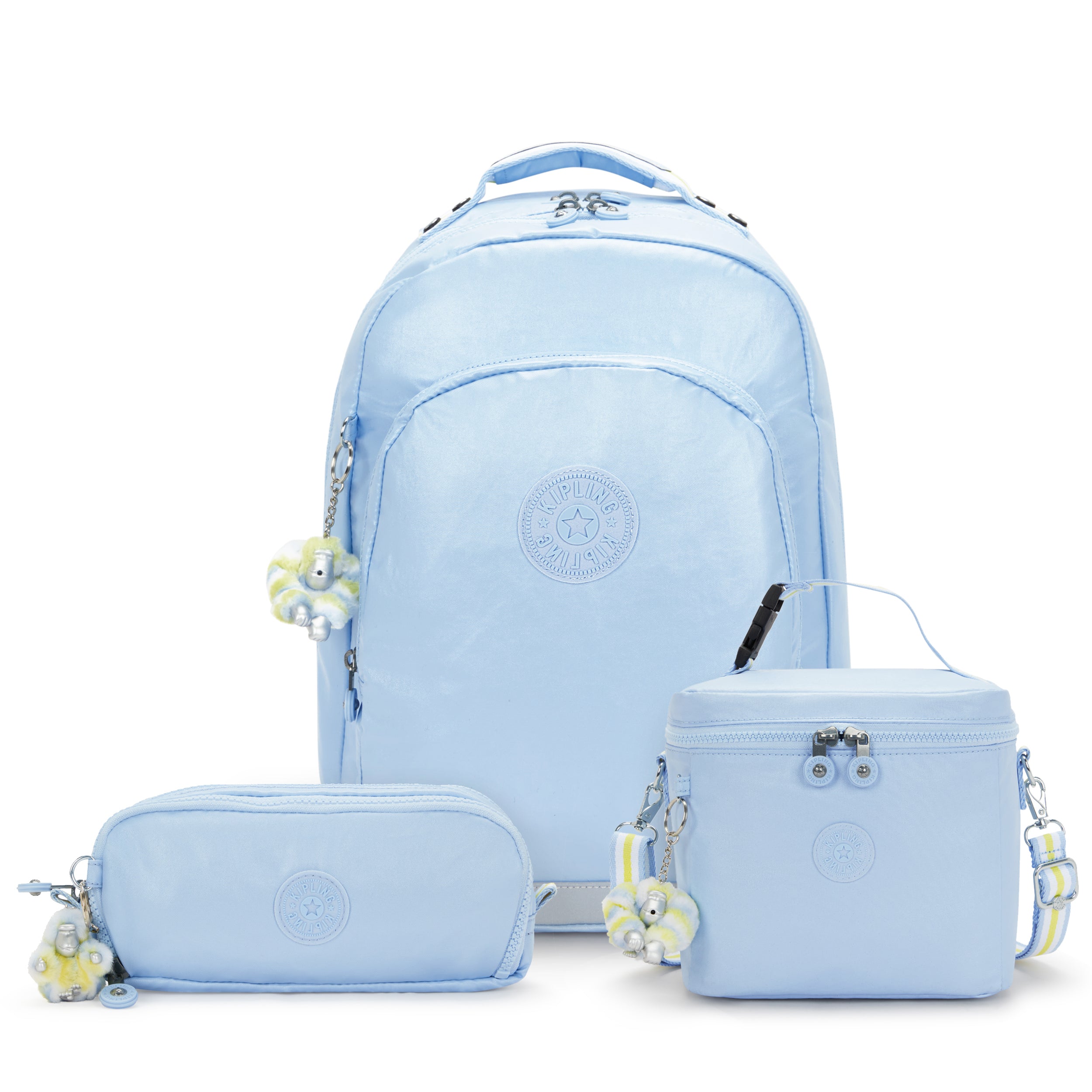 kipling-sky-s-the-limit-schulset-schulanfangs-set-im-clear-sky-metallic-look-mit image 1