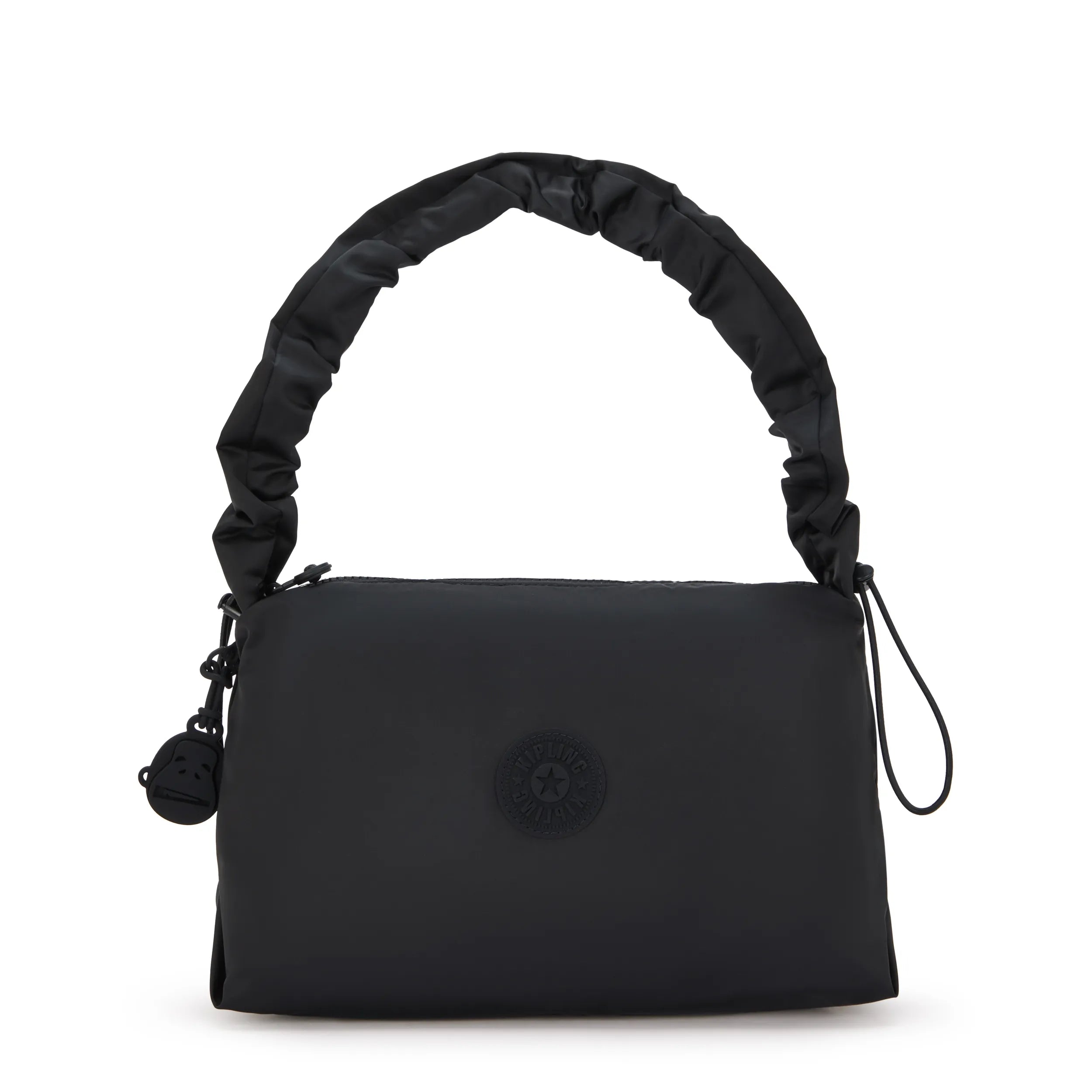 kipling-eleni-medium-smooth-satin-shoulder-bag-moderne-schultertasche-aus-recyce image 1