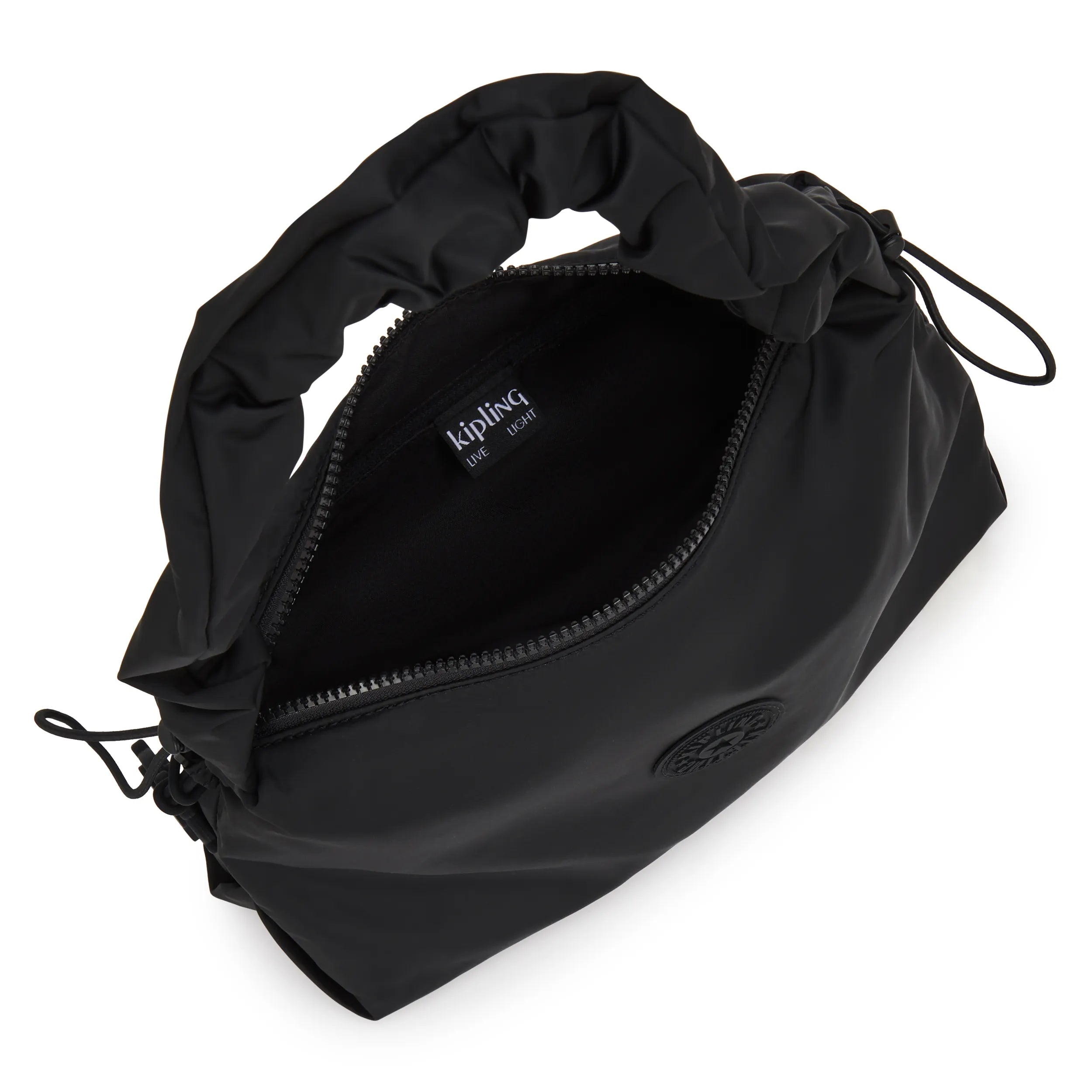 kipling-eleni-medium-smooth-satin-shoulder-bag-moderne-schultertasche-aus-recyce image 4