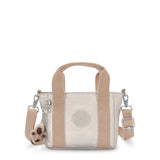 kipling-jayla-mini-tote-bag-mini-shopper-in-metallic-optik-mit-crossbody-gurt image 6