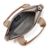 kipling-jayla-mini-tote-bag-mini-shopper-in-metallic-optik-mit-crossbody-gurt image 8