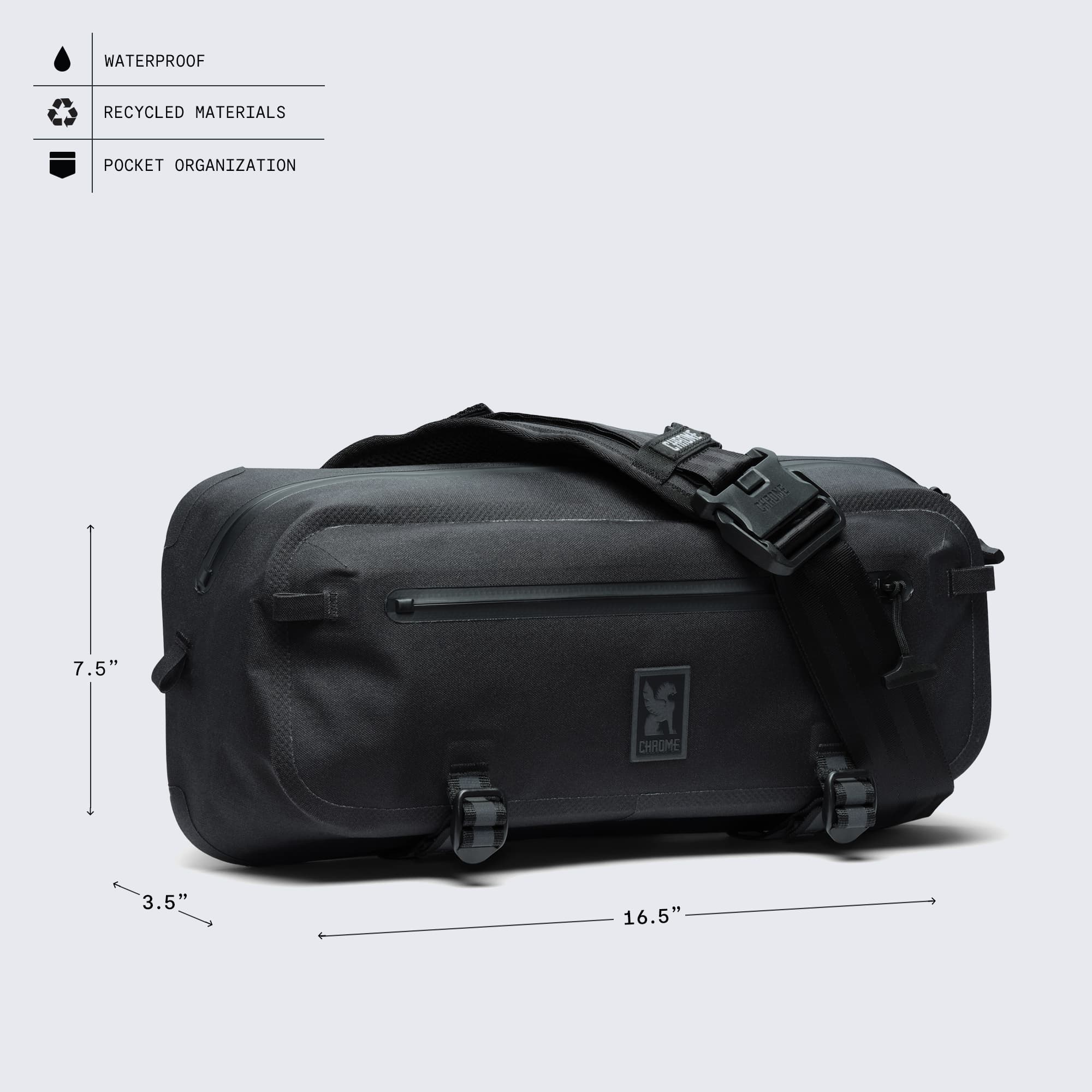 chrome-industries-kadet-wp-sling-wasserdichte-crossbody-tasche-mit-vollverschwei image 6